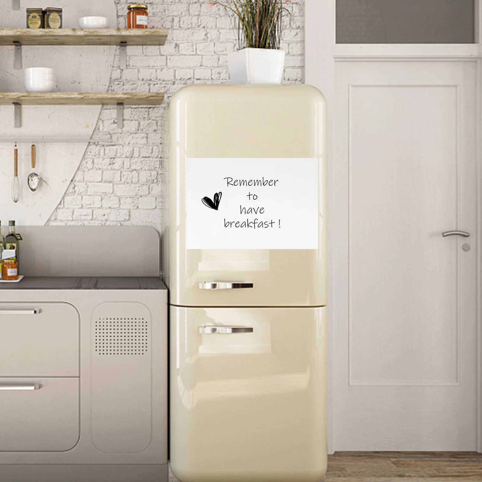 Adhesive Magnet Magnetic Whiteboard Refrigerator Erasable Blackboard Force Kitchen The Pet Writable Tape