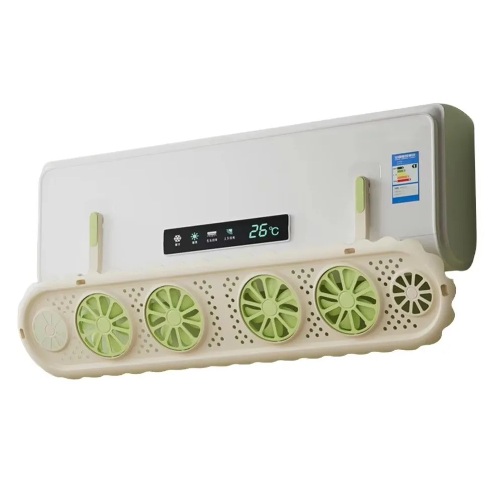 Adjustable Air Conditioner Wind Deflector Reusable Universal Air Flow Guide Anti Direct Blowing Wall Mounted Air Conditioner