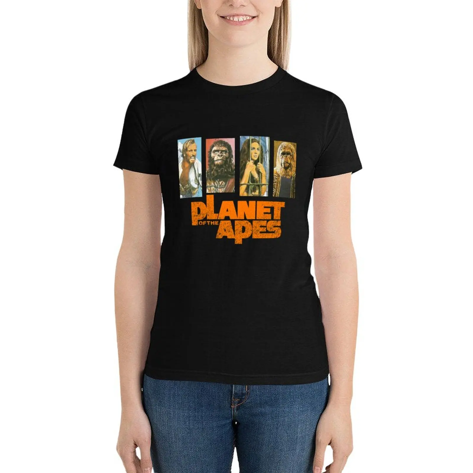 film- Planet of the Apes T-Shirt Blouse cute tops aesthetic clothes Female clothing plain t shirts for Women