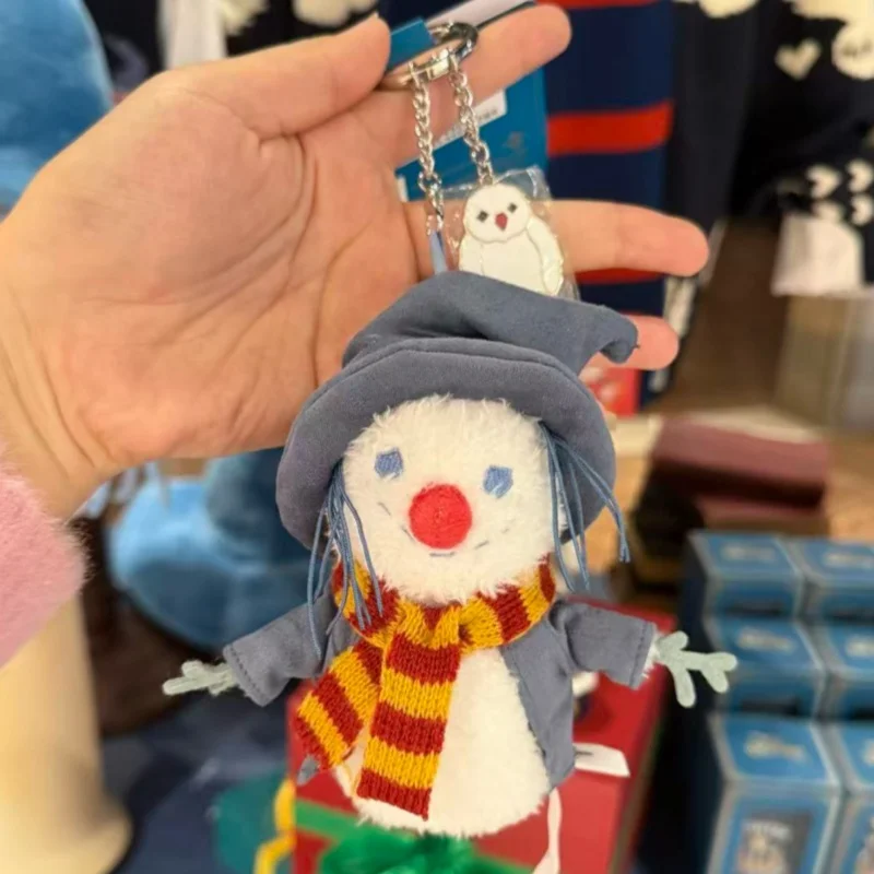 Universal Studios Original Winter Schneemann Zauberer Plüschpuppe Schlüsselanhänger, Rucksack Charm, Weihnachtsgeschenk & Souvenir