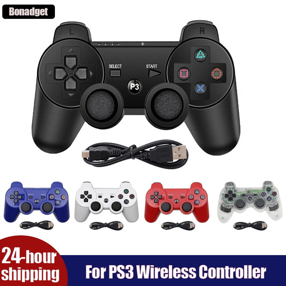 

For Bluetooth Wireless Gamepad For PS3 Console USB PC For Sony Playstation 3 Controller Joystick Game Accessories