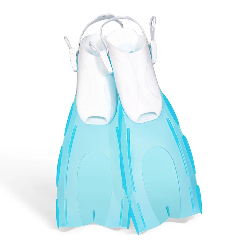 Palmes courtes de plongée libre, palmes de plongée, chaussures de grenouille de chasse de pêche palmées en PP TPR confortables, flexibles, légères, adaptées aux adultes