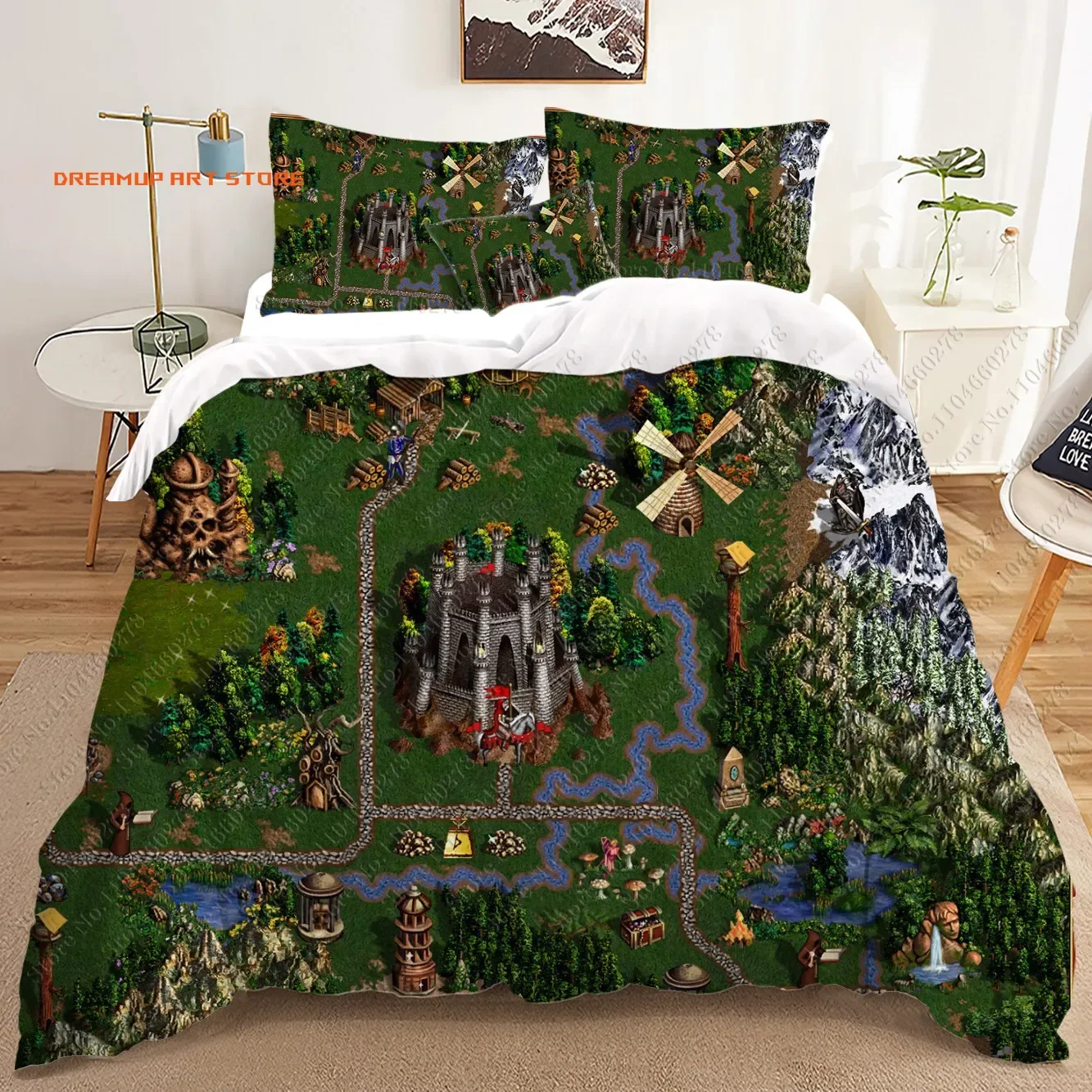 2026 Heroes Of Might And Magic 3D Bedding Sets Print Duvet Cover Adults/ Children Bed Comforter Birthday Gift Dropshipping