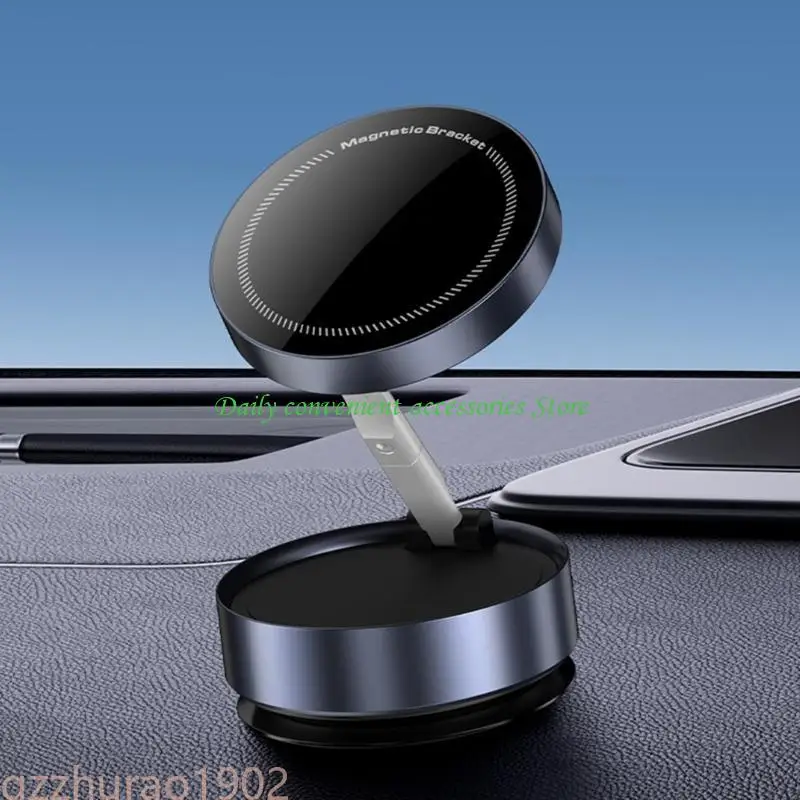 

97QB Car Mount Bracket Rack 360 Degree Rotation Nonslip Adjustable Windshield Dashboard Stand for Phone Navigation Travel Use