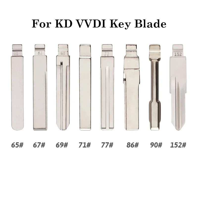 5 pz KeyDiy Xhorse VVDI JMD KD sostituzione metallo non tagliato lama vuota universale a distanza Flip Blade per Subaru Toyota BMW VW Ford