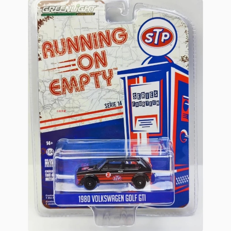 

Greenlight масштаб 1:64 1979 1980 VW Golf GTI модель автомобиля из сплава, статическая коллекция, украшенные праздничные подарки, игрушки