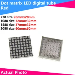 8X8 Dot matrix LED Nipeted led Diode 1.9 3.0 3.75 5.0mm Red highlight 788 1088 1588 2088