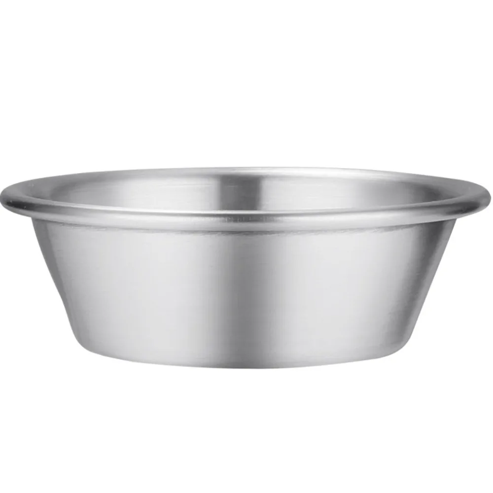 

5pcs Kitchen Gadgets Stainless Steel Egg Tart Mold Round Reusable Sauce Cup Rust-proof Muffin Cake Pans Ketchup