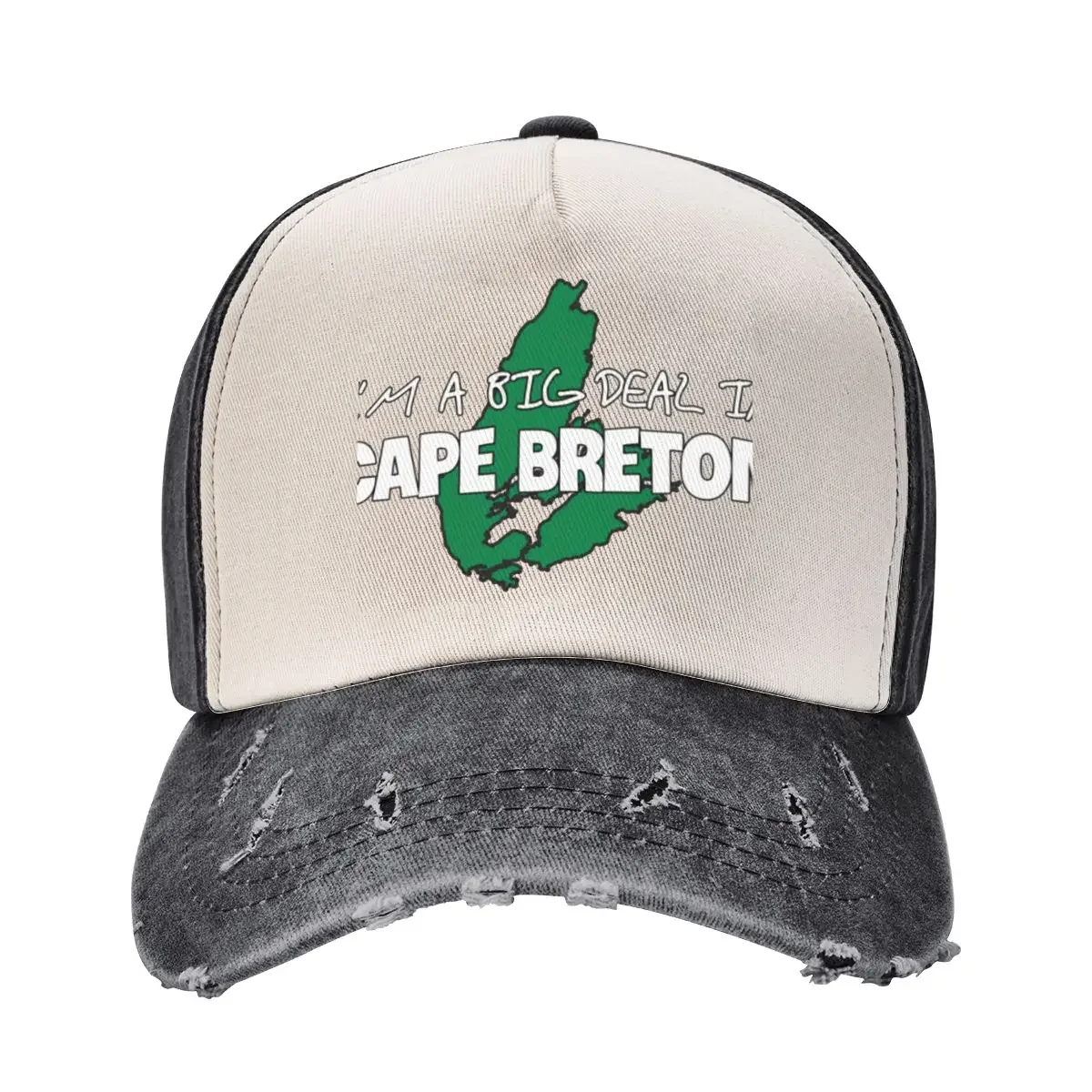 Bold I'm a Big Deal in Cape Breton Design for People who Love Cape Breton Baseball Cap Golf Hat Man Golf Men Women's