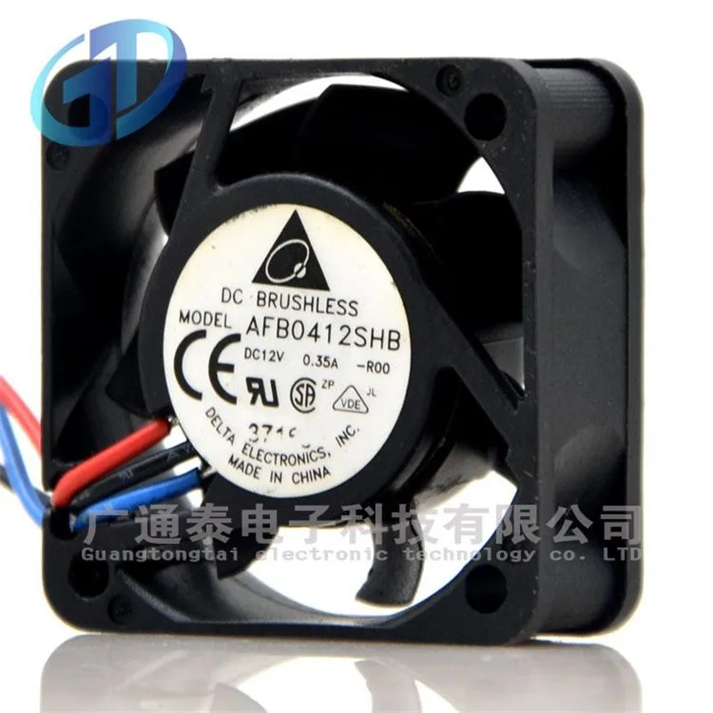 Original AFB0412SHB 40 * 40 * 15MM 4CM 12V 0.35A High Air Volume Power Inverter Cooling Fan