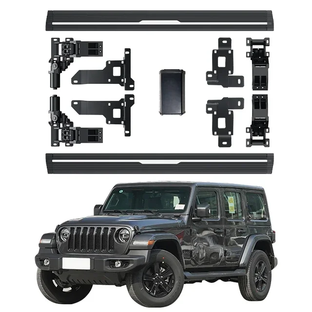 Customize Aluminum accessories electric side step RUNNING BOARD FOR jeep WRANGLER (2 door) Electric doorsill step 2011-2018 2