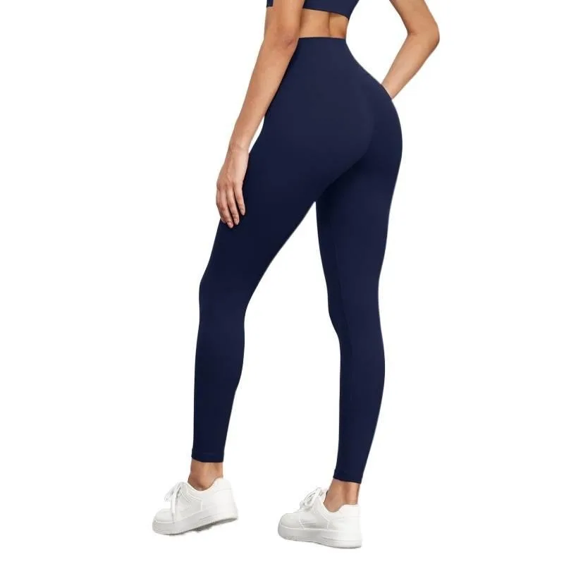 Women's Gym Leggings High Waist Yoga Pants 7/8 Ankle Length Butt Lifting Leggings Push Up Quick Dry Breathable Naked Feel Workout Tights Pilates Fitness Summer Outdoor Sports Activewear