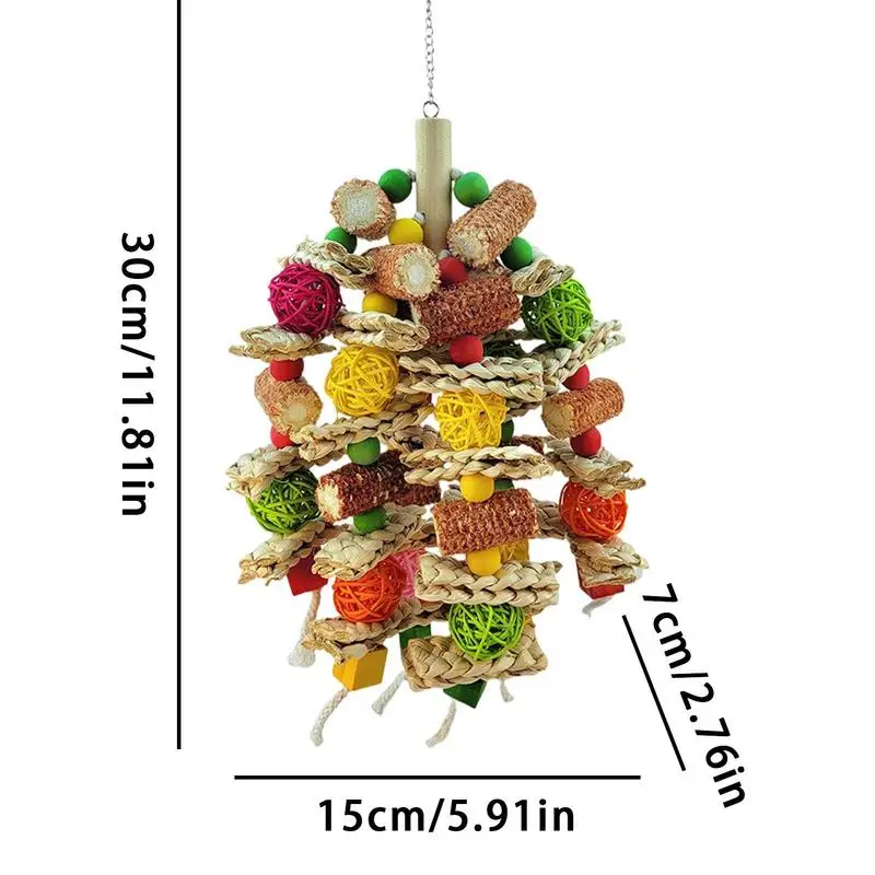 鳥かごのおもちゃ,オウムのおもちゃ,大型鳥のおもちゃ,オウム,天然クライミングアクセサリー