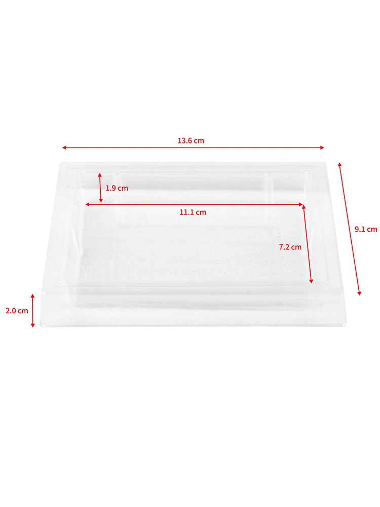 For FC Clear Inlay Plastic Cartridge Insert Inner Tray for Famicom Games Replacement Display Case Transparent Plastics Box