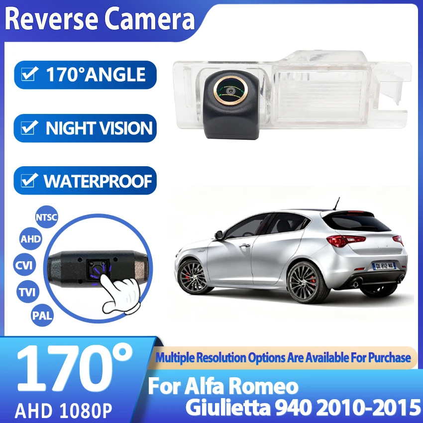 170°Wide Angle CCD HD Car Rear View Reverse Camera For Alfa Romeo Giulietta 940 2010-2015 Night Vision Waterproof Backup Camera