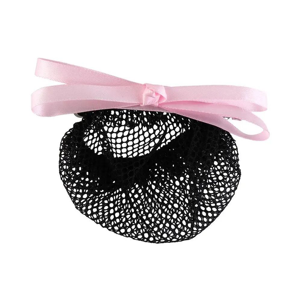 

Dance Headdress Mesh Hair Net Office Hair Net For Nurse Korean Bun Snood Hairgrips Cover Net Ponytail Clip Women Spring Clips