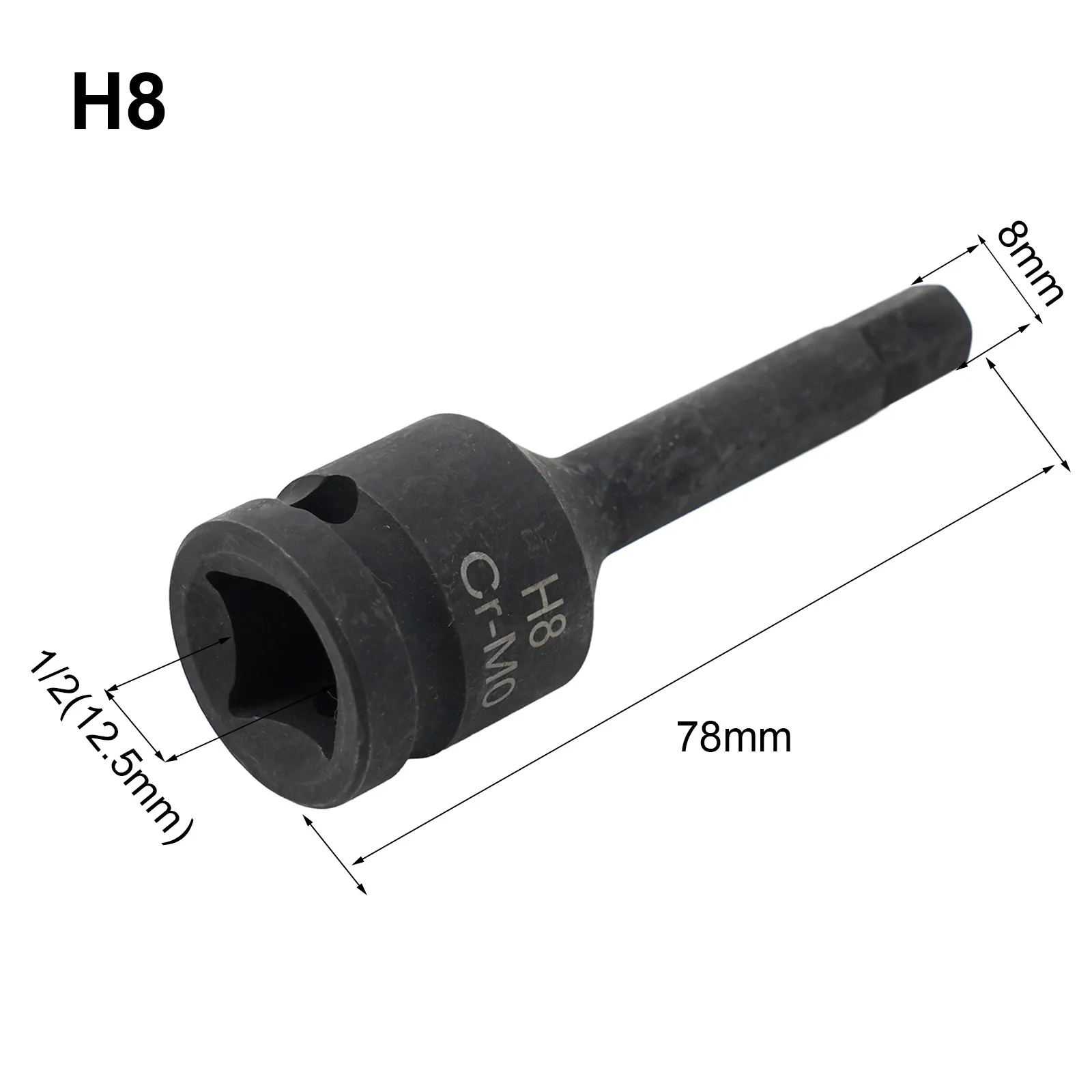 Adaptador de enchufe neumático Hexagonal, destornillador, llave de vaso, llave de impacto, junta en U, herramientas manuales de acero