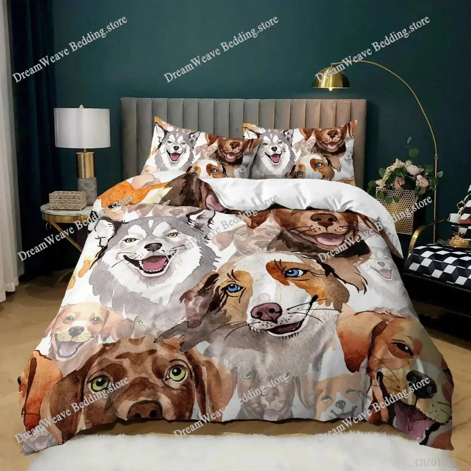 

3D Print Animal Duvet Cover Set Cartoon Kittens Funny Smiling Doodle Humorous Twin Bedding Set Polyester Fashion Quilt Cover