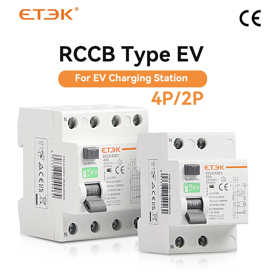 etek-rccb-type-ev-a-dc6ma-1p-n-3p-n-earth-leakage-circuit-breakers-for-evse-charging-station-charger-rcd-40a-63a-10ka-ekl6-63ev