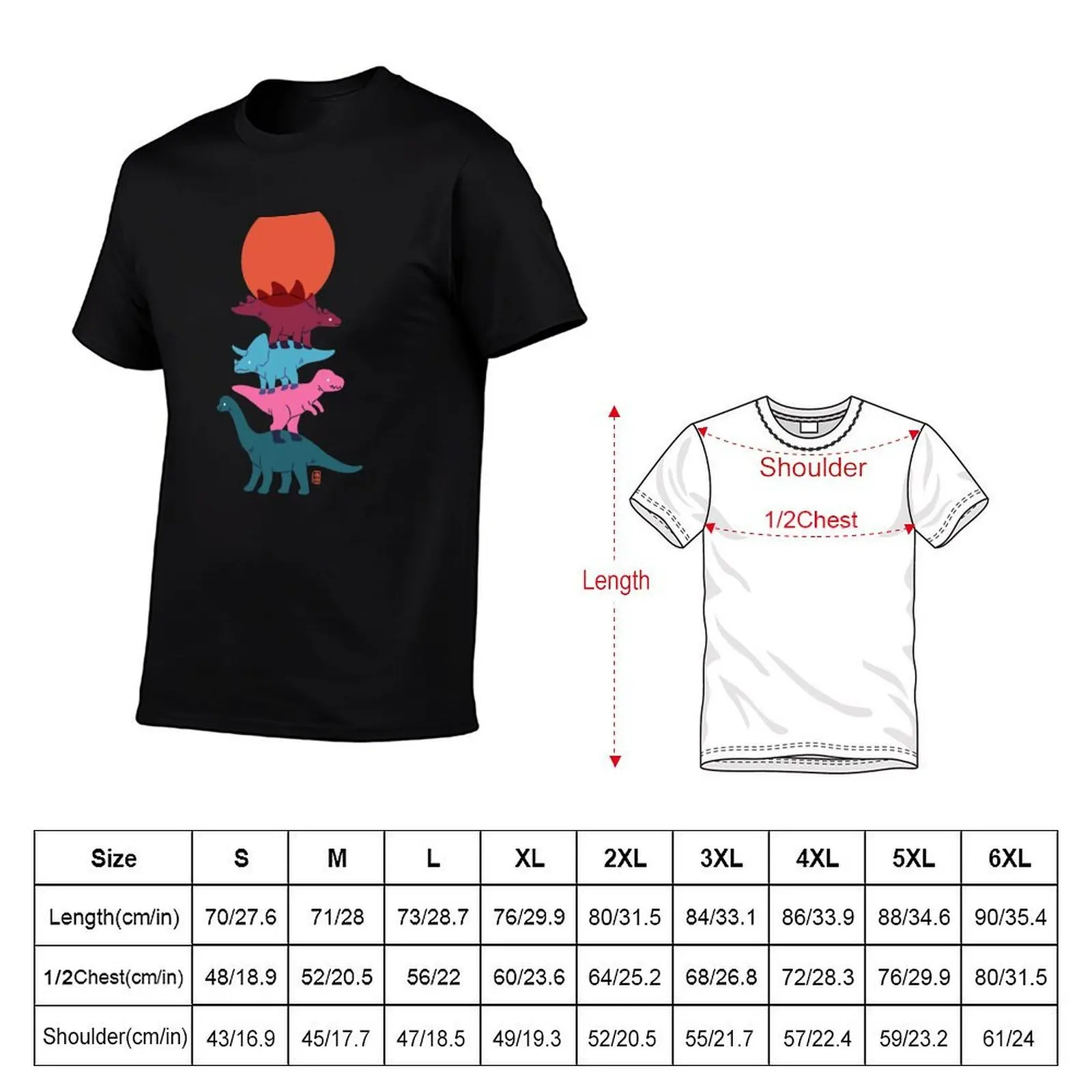 Colourful dinosaurs 2 T-Shirt anime shirt Louboutins plain white t shirts men