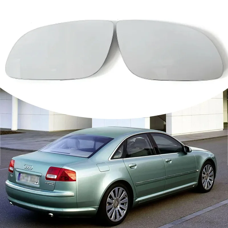 Suitable for 02-08 Audi A8 reversing lens heated rearview lens reflector replacement