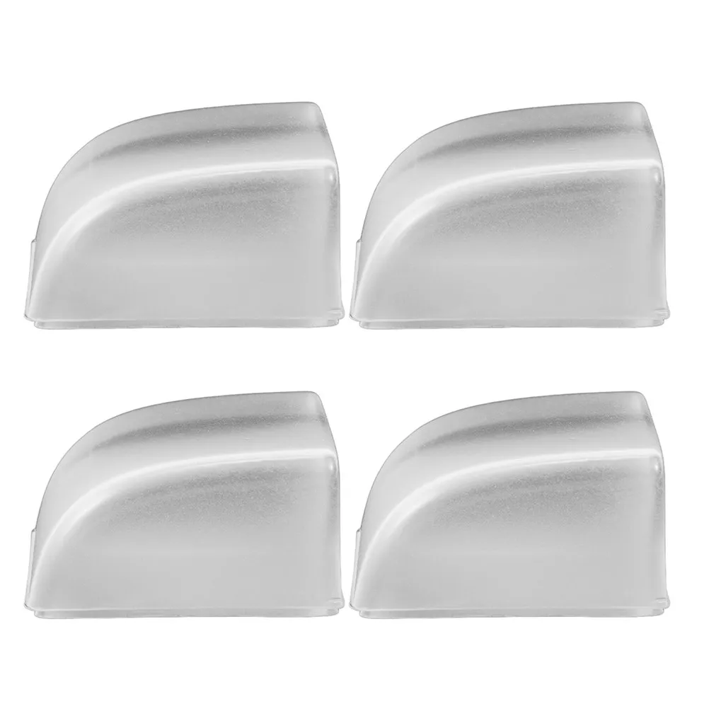 

4Pcs Transparent Rubber Door Stops Invisible Silent Door Bumper Cushioned Buffer Home Office Bedroom Wall Protection Sound