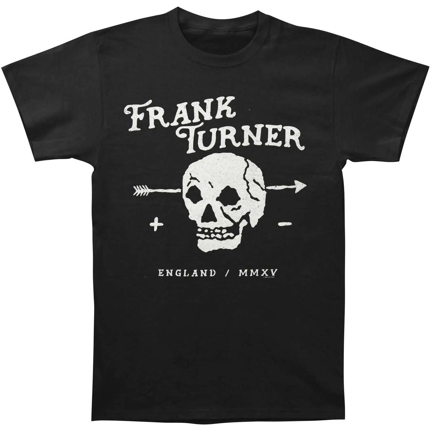 

Men's Frank Turner Arrow Through Skull T-shirt X-Large Black