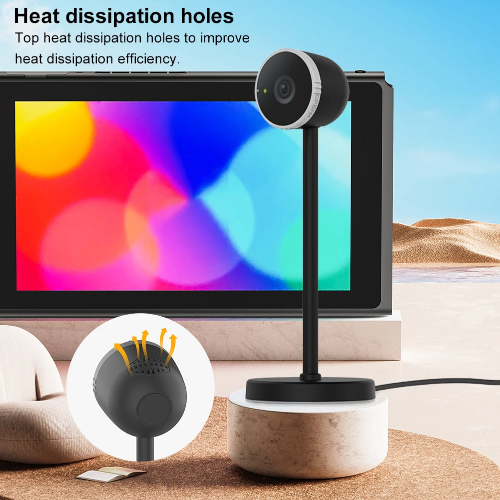 للتبديل 2 كاميرا مكتبية USB-C كاميرا تسجيل الفيديو كاميرا مع فتحة تبديد الحرارة HD كاميرا فيديو لنينتندو سويتش 2 #4
