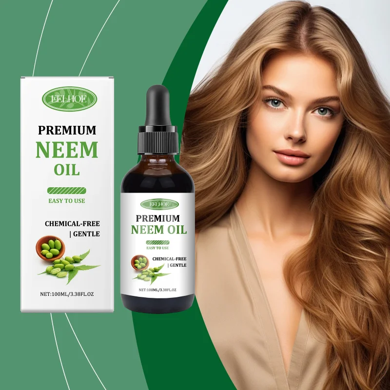 Aceite de Neem puro para cabello y piel: tratamiento nutritivo multiusos para cuero cabelludo, piel y uñas, solución de cuidado hidratante natural