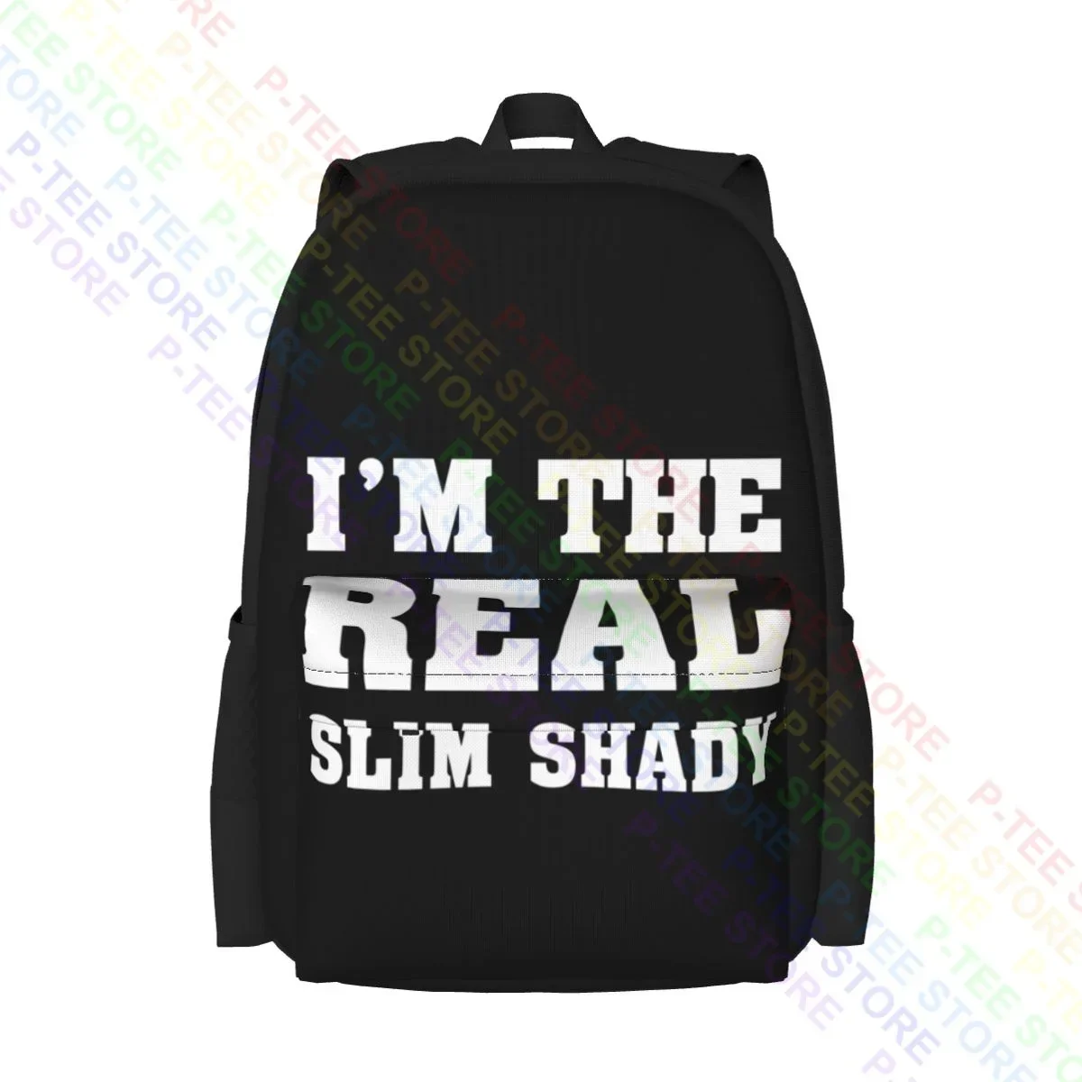 Eminem Merch I’M The Real Slim Shady Large Capacity Backpack Fashion Softback Sports Style Bags For Travel