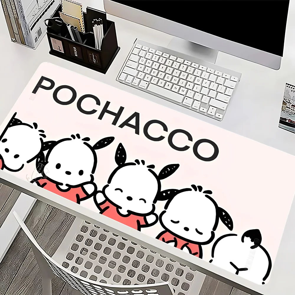 P-Pochacco Mousepad Mause Pad Mouses Rug Office Accessories Desk Mat Mousepad Keyboard Gaming Pc Mats Xxl Large Carpet