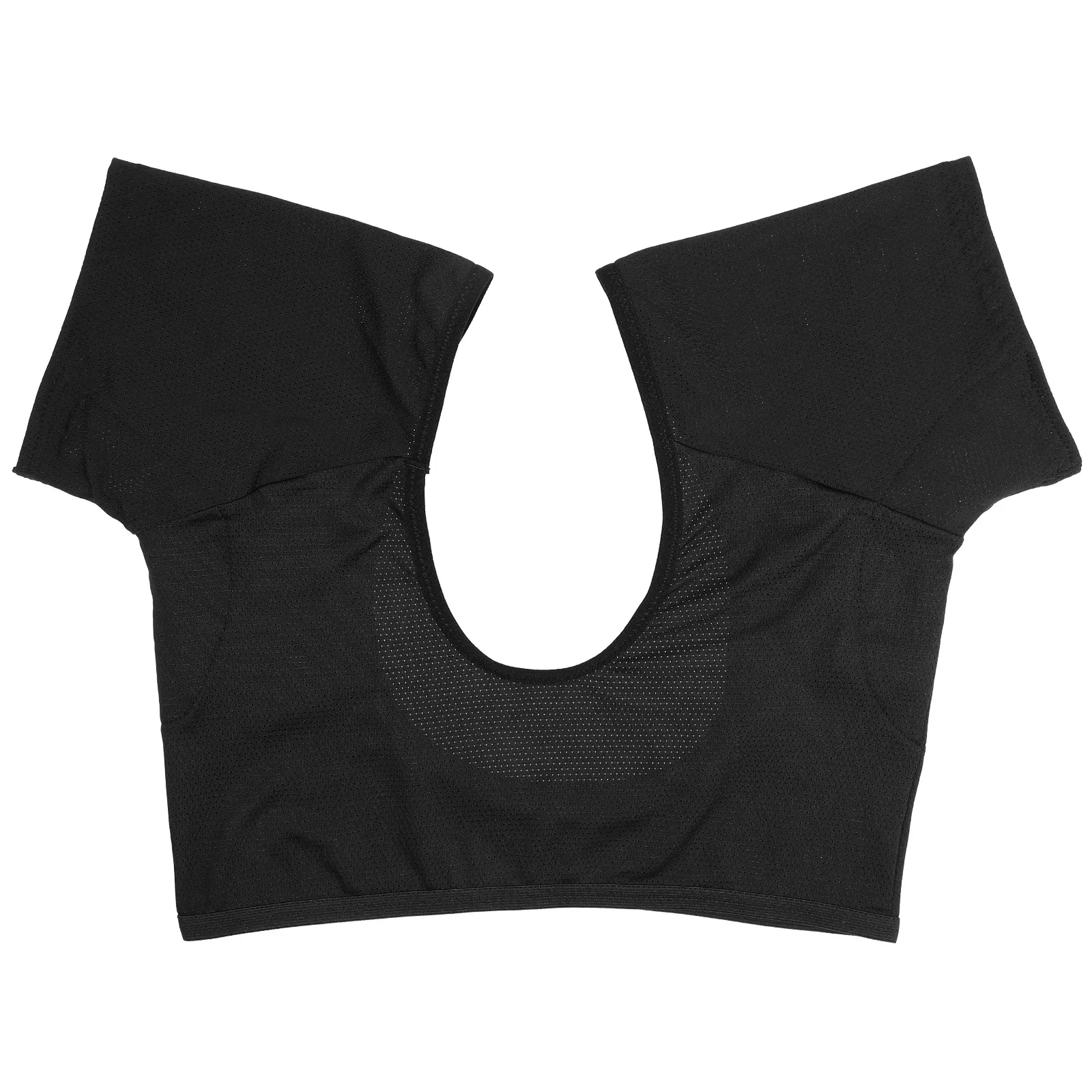 

Breathable Women Underarm Sweat Vest Elastic Slim Fit Sweat Absorbing Protector Short Sleeve Washable for Yoga Running Workout