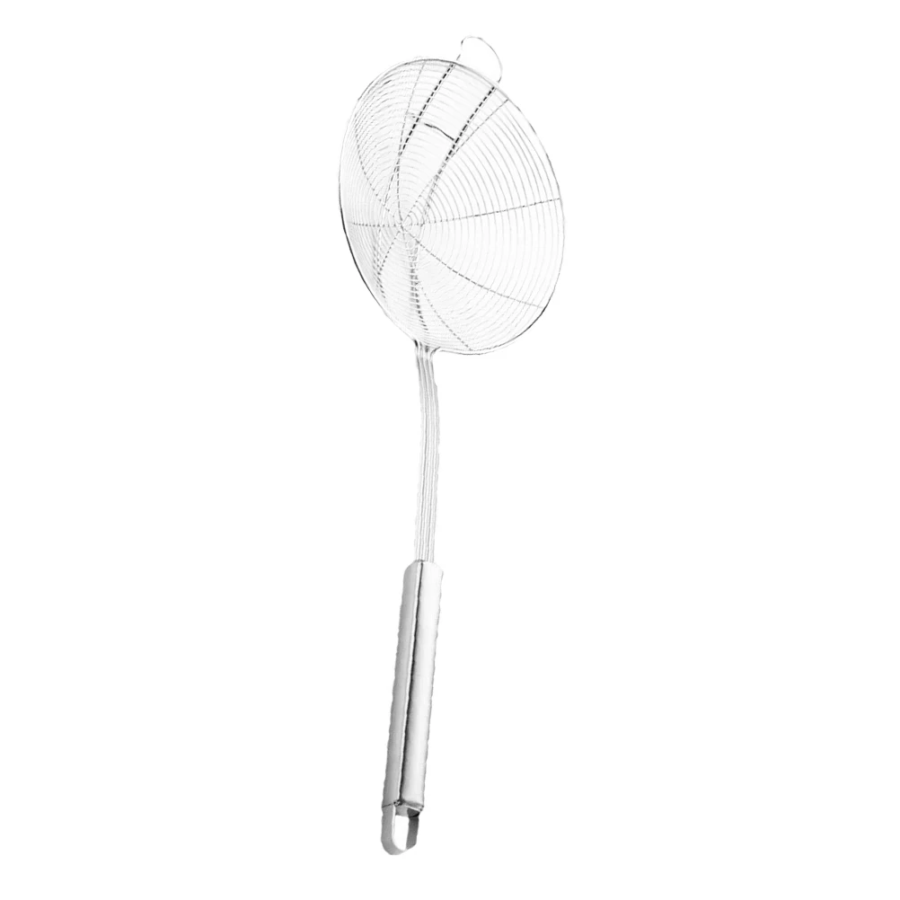 

Stainless Steel Colander 20cm Long Handle Slotted for Kitchen Strainers Draining Spoons Fried Food Spoon Metal Filter Spoon