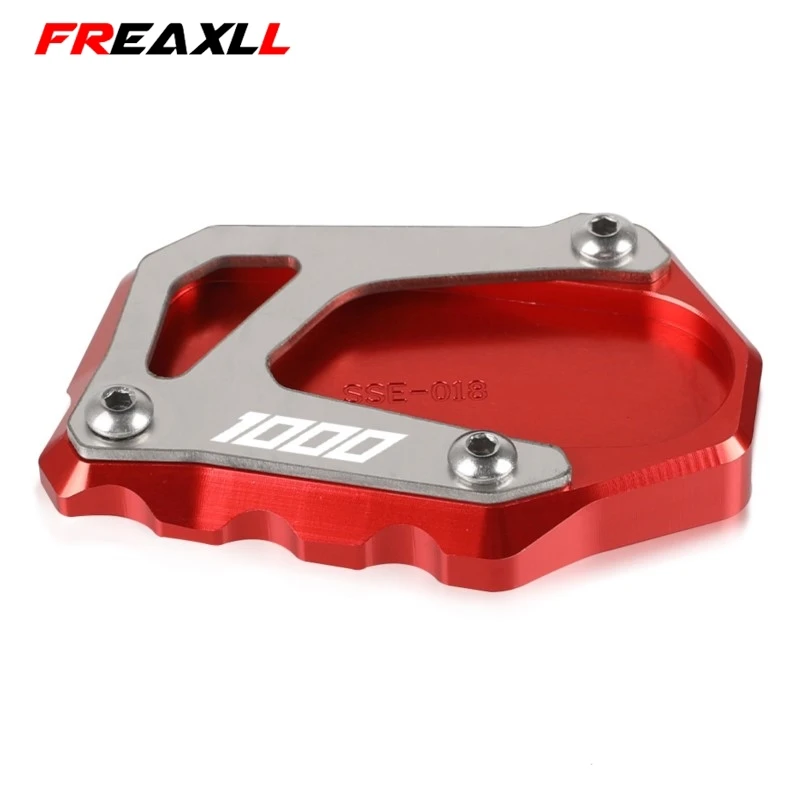 Motorcycle For Suzuki GSXS GSX S GSX-S 750 950 1000 F GT Side Stand Enlarger Kickstand Extension Support Plate Pad Accessories