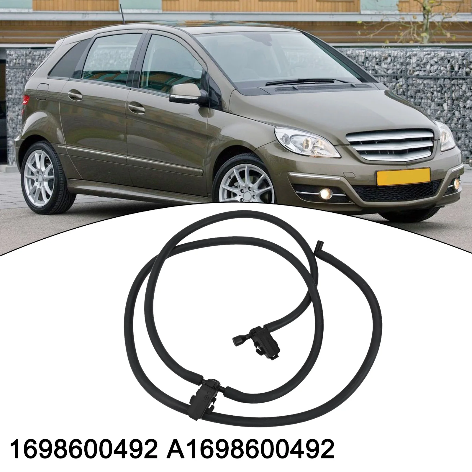 Exceptional Performance Simple Installation Front Washer Jets and Hose For Mercedes W169 W245 20042012 A1698600492