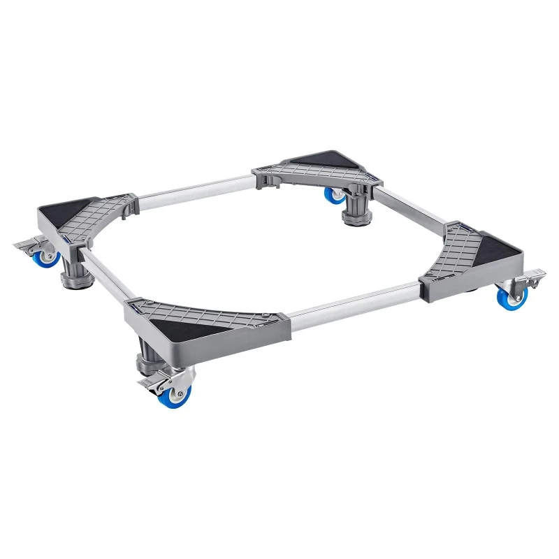 Refrigerator freezer holder 400 pounds, aluminum alloy adjustable base, with locking wheel, suitable for household use