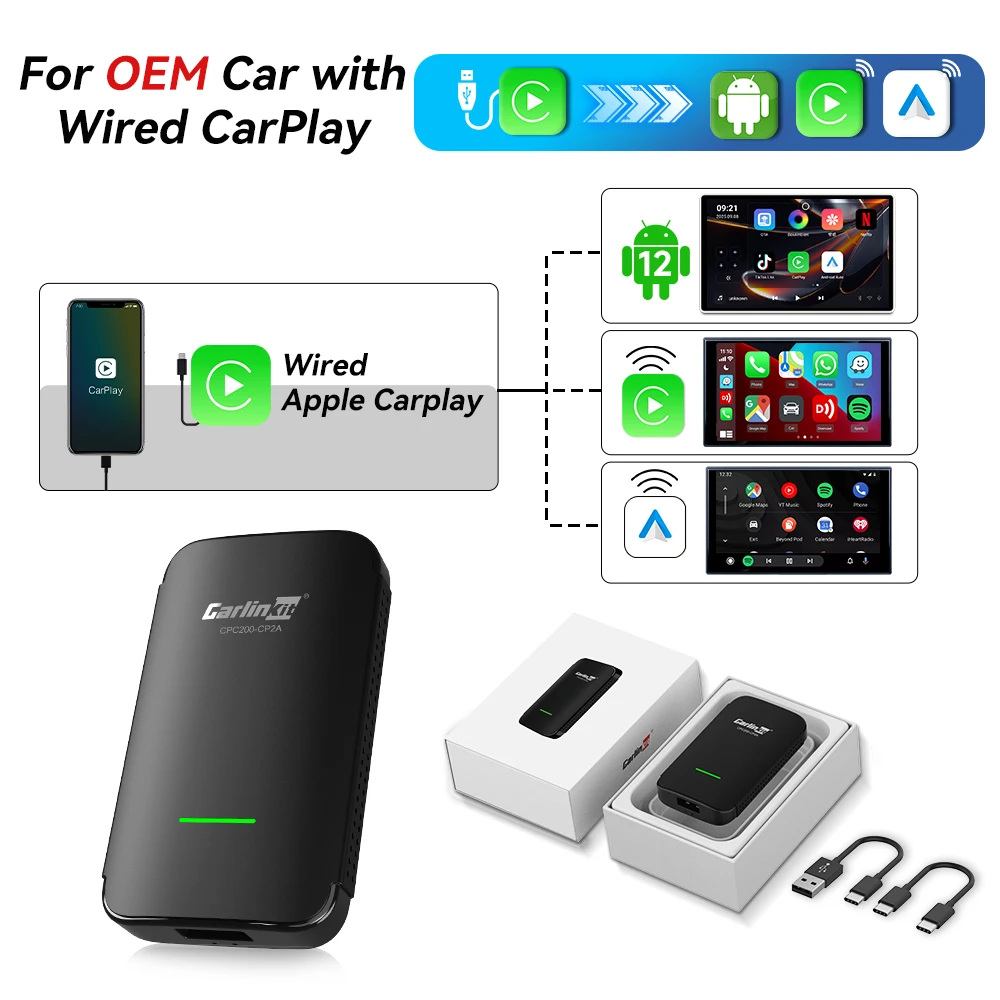 CarlinKit CarPlay Android TV Box Lite Dual Wireless CarPlay