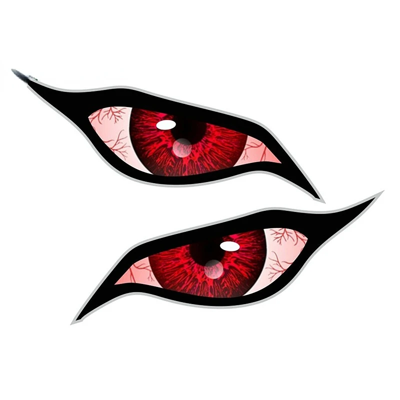 Evil Yellow Eyes Anime wasserdichte Vinyl-Aufkleber für Auto, Motorrad, Wohnmobil, Windschutzscheibe, Kratzer-Abdeckung, Dekor – Detail 7