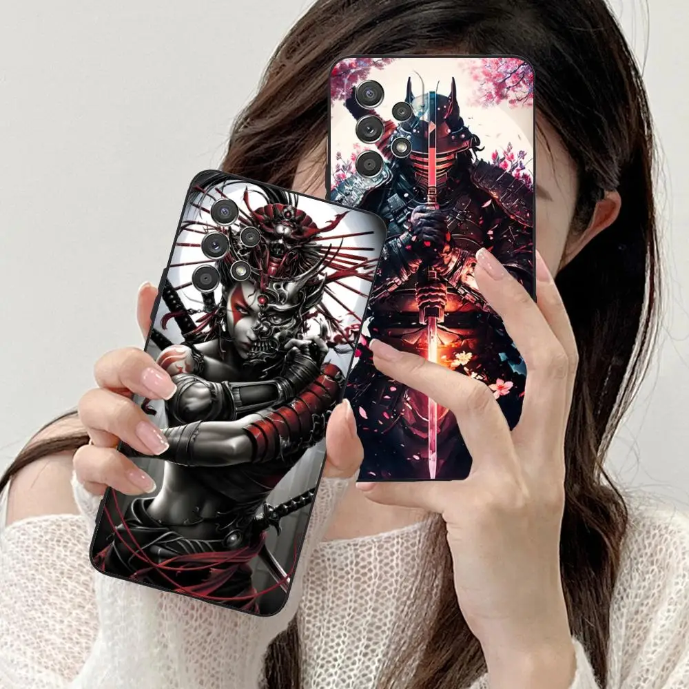 

Чехол для телефона Bushido Sakura Samurai для Samsung Galaxy M55 54 42 35 34 33 32 23 22 15 14 13 12 F55 5G, цветной чехол, роскошный