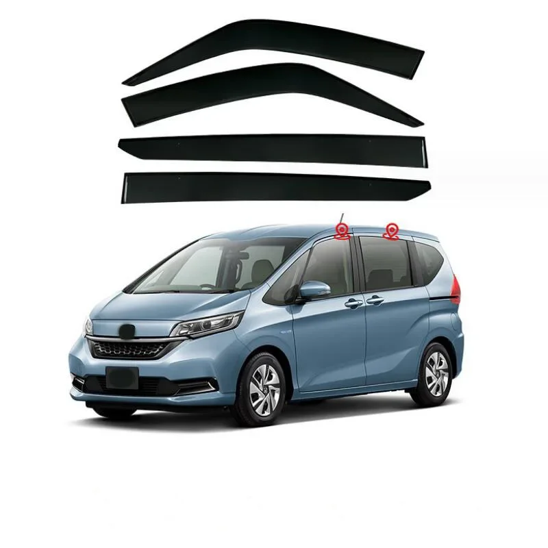 Car Side Window Deflector Visor Car Rain Guard Awnings & Shelters For Honda Freed 2008 2009 2010 2011 2012 2013 2014 2015 -2024