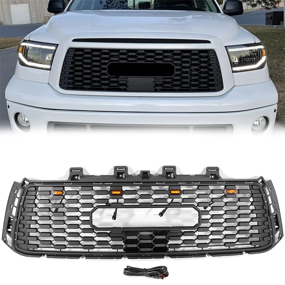 

Spedking New Design 2007-2013 accessories front bumper grill grille with light for Tundra