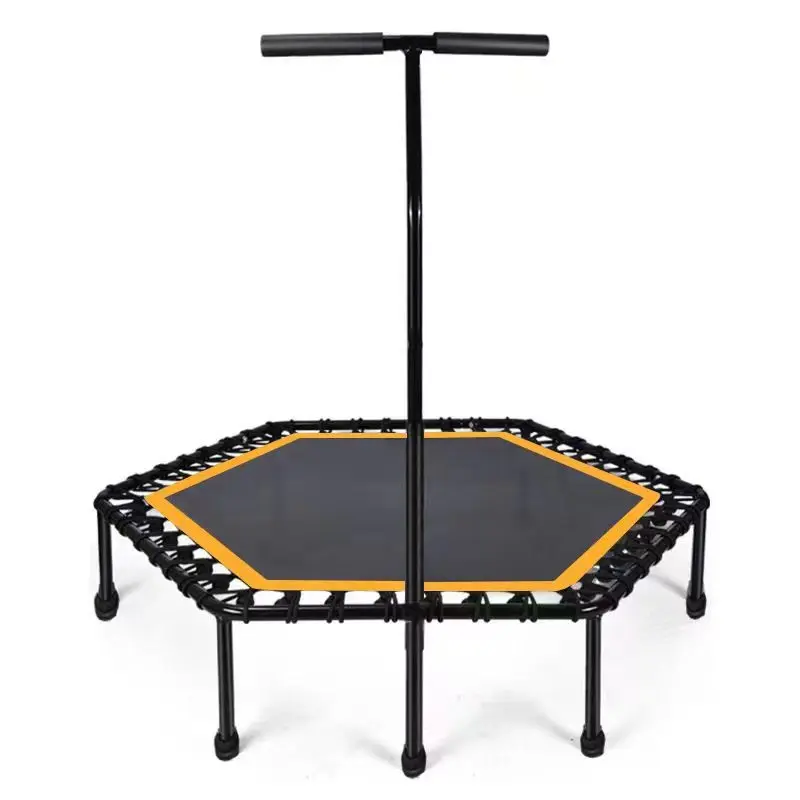 small polygon trampoline without net for family for kids