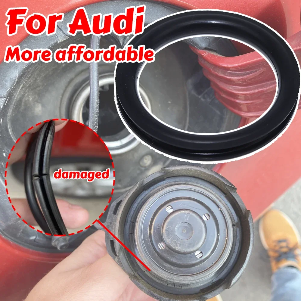 Tank Cap Seal For VW Golf Fuel Filler Neck Gas Cap Repair O-ring Rubber Gasket Washer For Audi 100 C3 C4 80 90 A1 A2 A3 A4 A5 A6