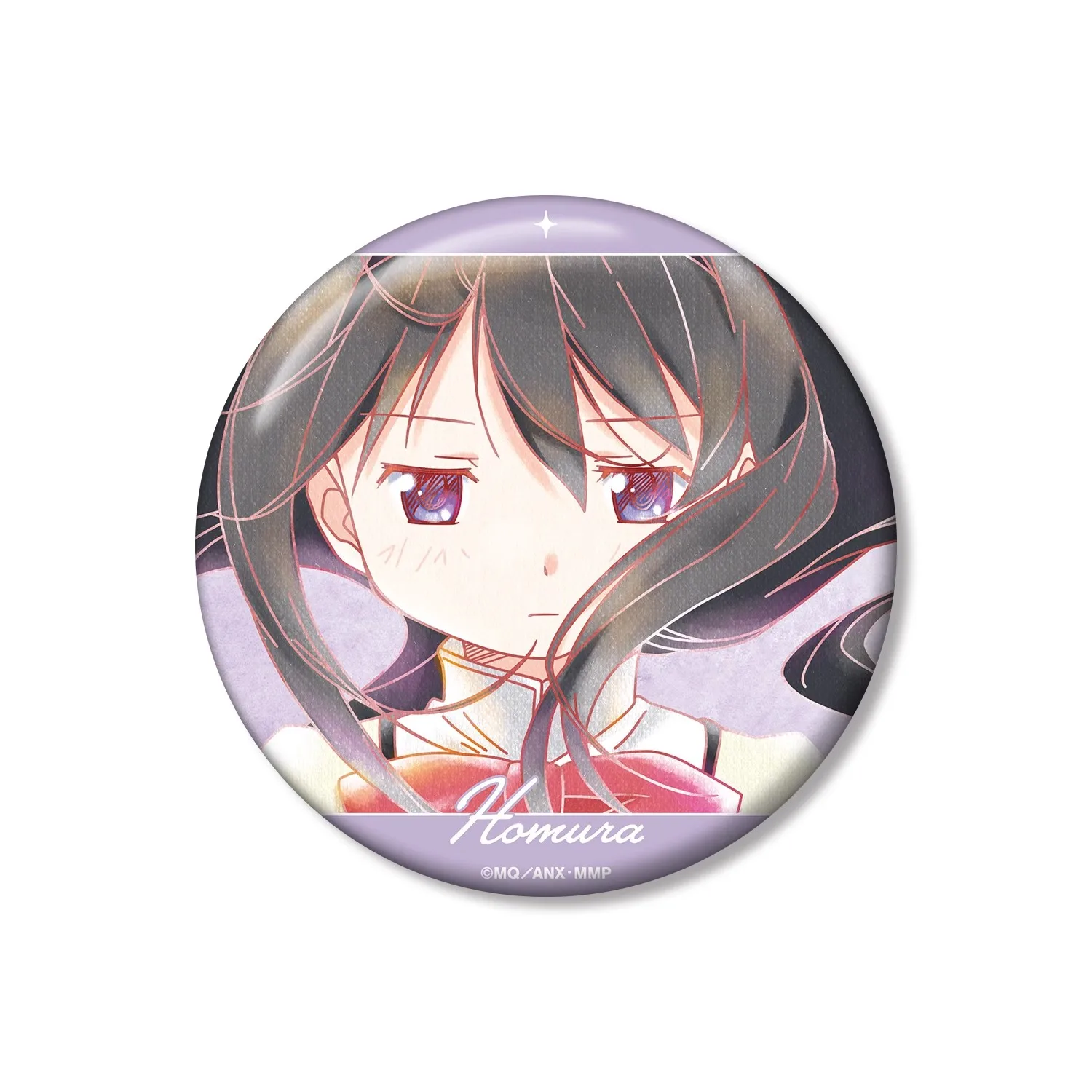 58 مللي متر أنيمي Puella Magi Madoka Magica Akemi Homura Sakura Kyouko تأثيري حلي شارة دبوس SPTE صفيح بروش ﻿   دعامة عيد الميلاد جيلف