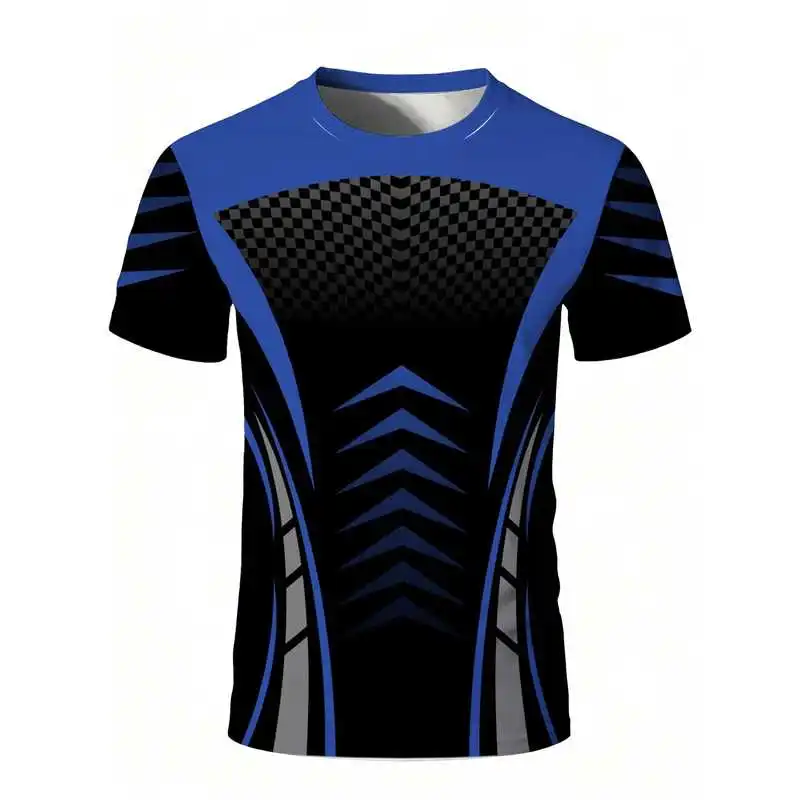 Sports Moisture Wicking Breathable Men's Short Sleeve Crew Neck T Shirt Stretchy Body Shaper Fitness Bodysuit Comfortable Appare