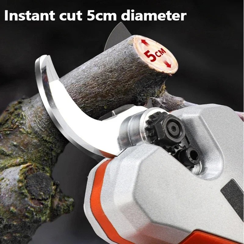 Premium Electric Pruning Scissors Lithium Battery Scissors Fruit Tree Fruit Branch Scissors Gardening Branch Pruning Power Tools
