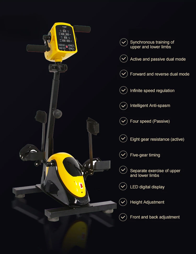 

Professional Physical Equipment Hand Leg Rehabilitation Electric Motorized Exercise Bike For Disabled