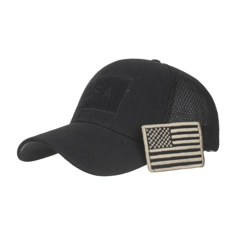 Camouflage Male Baseball Cap Men Flag Caps Outdoor Sports Tactical Dad Hat Casual Hunting Hats