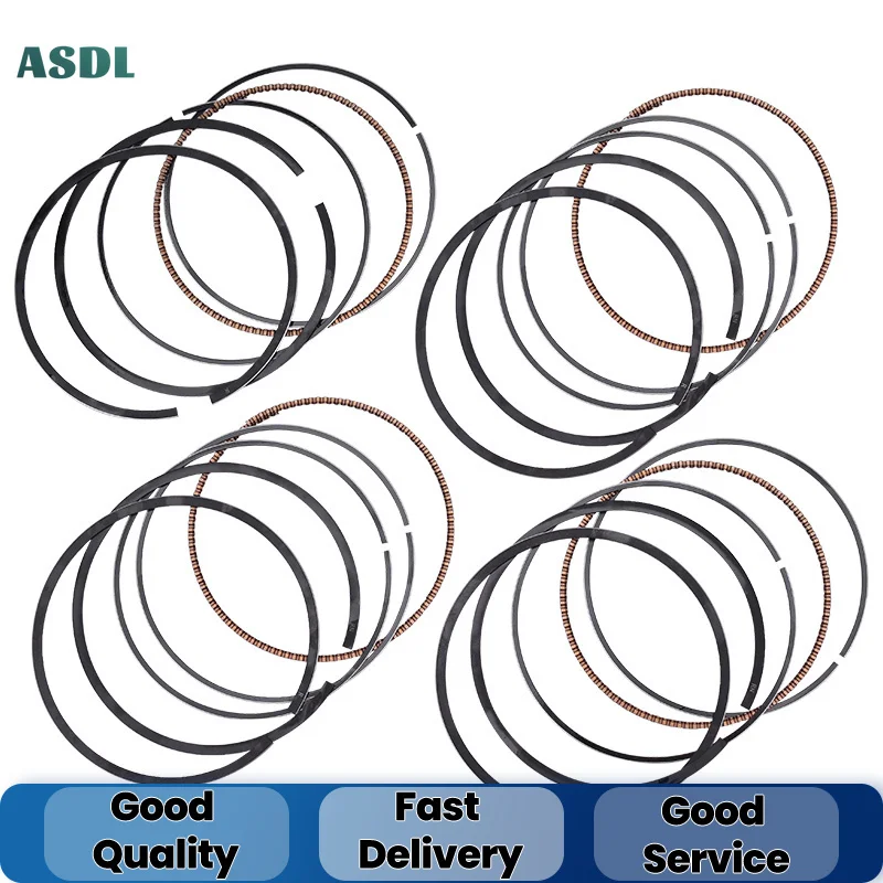 

4pc 75mm 75.25mm 75.5mm 75.75mm 76mm STD 0.25 0.5 +25 Motorcycle Piston Rings For Honda CBR1000RR-R 2A 2005 CBR1000 CBR 1000 RR