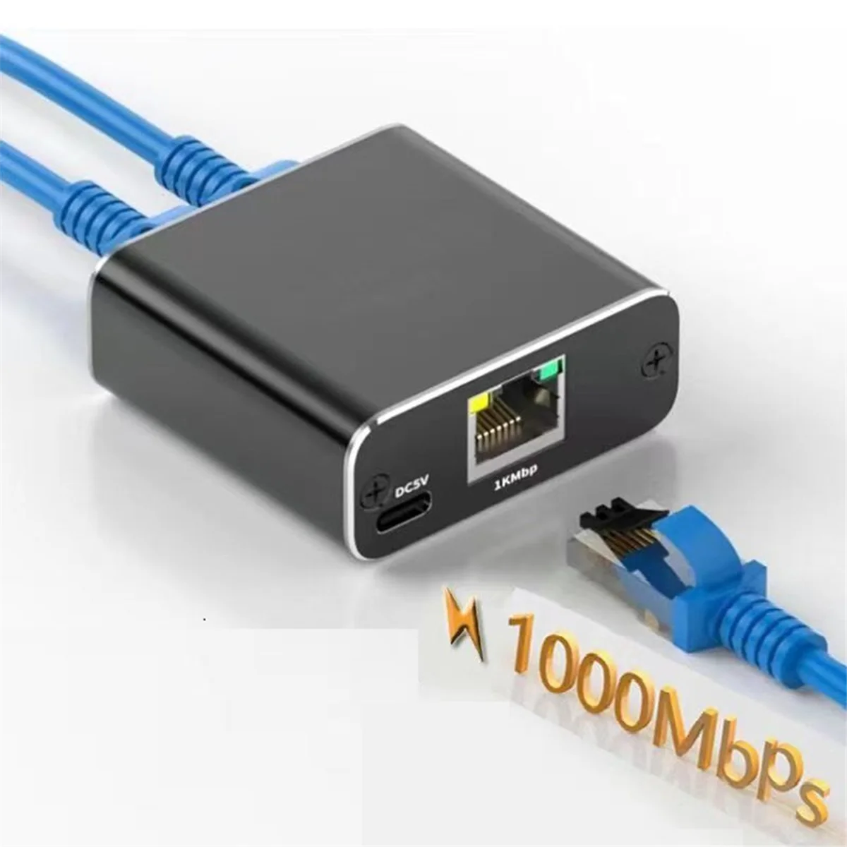 

M85K Новый разветвитель Rj45 1-2 гигабитный Ethernet-адаптер Интернет-сетевой кабель-удлинитель для ноутбука, ПК, клавиатуры, мыши, принтера